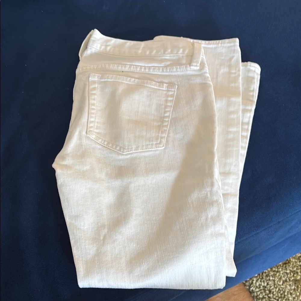 J. Crew Cream Denim Jeans Classic Style